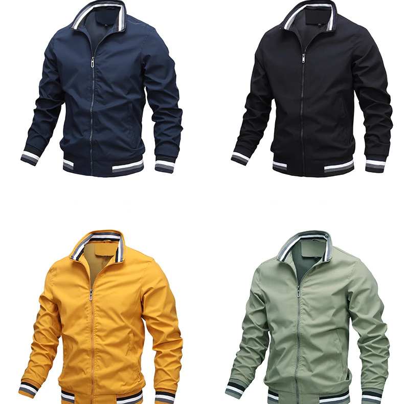 Herren Übergangsjacke Modern Elegant Alltag