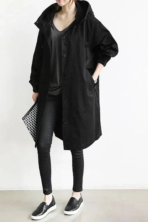 Regenmantel Damen Trendy Wasserfest Stylish