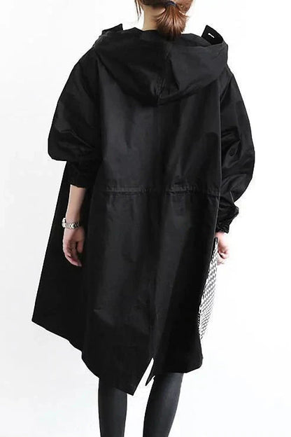 Regenmantel Damen Trendy Wasserfest Stylish