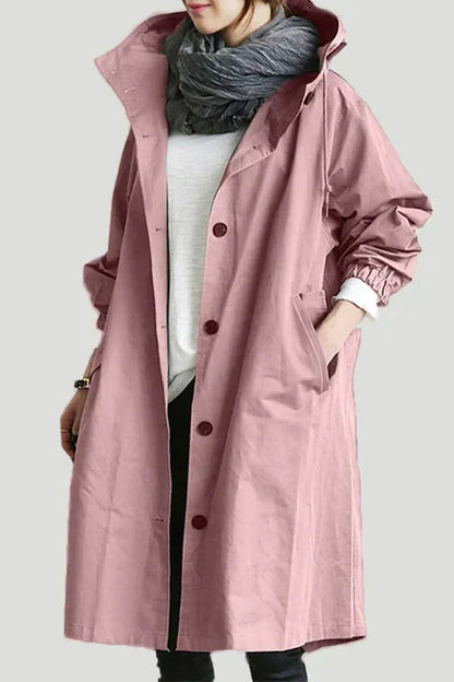 Regenmantel Damen Trendy Wasserfest Stylish