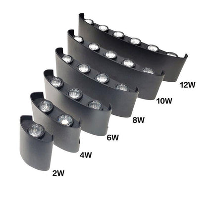 LED Wandleuchte Wasserdicht Modern Für Innen und Außen