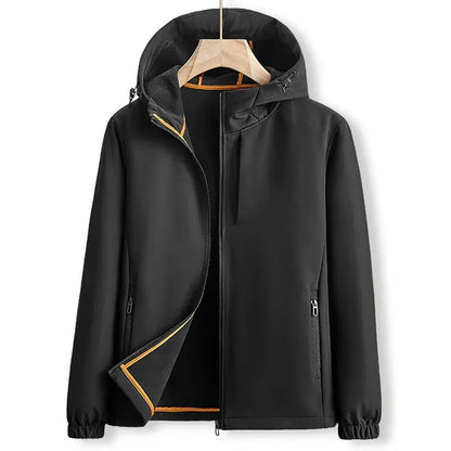 Herren Winter Kapuzen Übergangsjacke Elegant