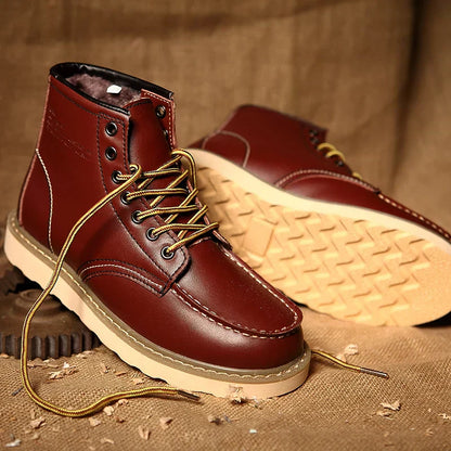 Herren Winterstiefel Warm Isoliert Robust