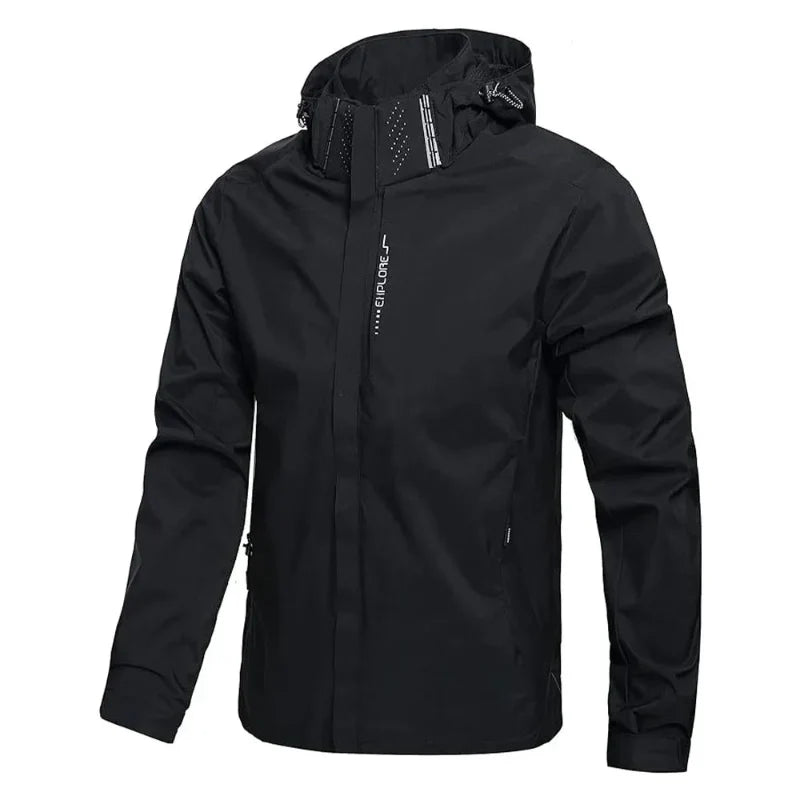 Wasserdichte Herren Regenjacke Atmungsaktiv Outdoor - BerlinGlamour