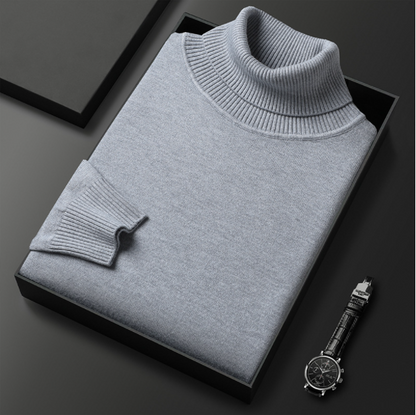 Herren Rollkragenpullover Lässig Frühjahr Bequem