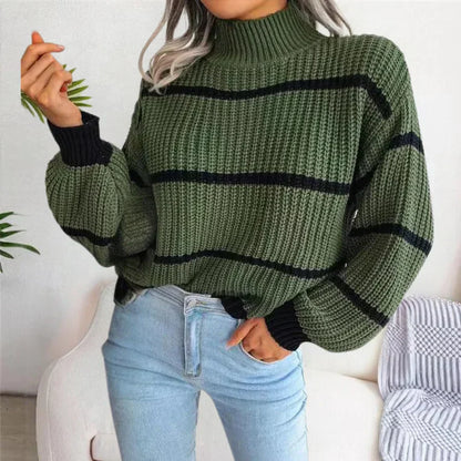 Weicher Damen Pullover Baumwolle Elegant - BerlinGlamour