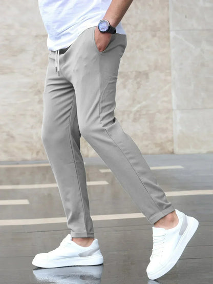Joggerhose Slim Fit Stretch mit Tunnelzug