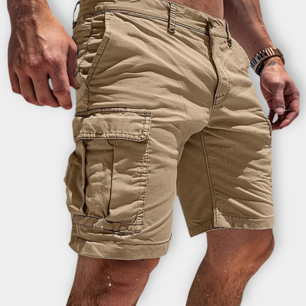 Herren Shorts Bequem Mit Seitentaschen Cargo