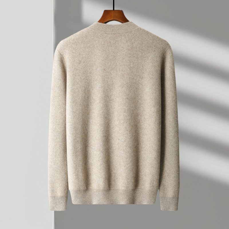 Herren Strickjacke Woll Warm Reißverschluss Hochwertig