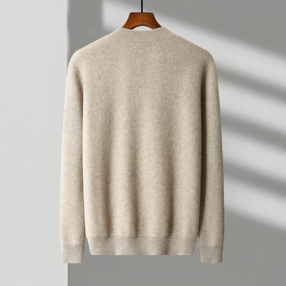 Herren Strickjacke Woll Warm Reißverschluss Hochwertig
