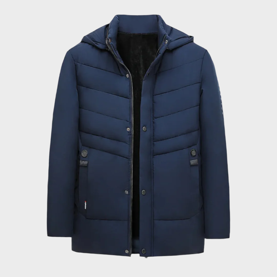 Wasserdichte Warme Parka Winterjacke für Männer