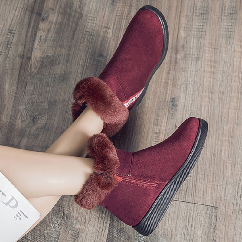 Damen Schuhe Warm Weich Innenfutter