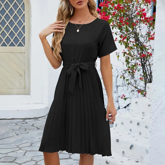 Plissiertes Minikleid von Vanisa in Mintgrün