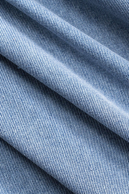 Denim Hemd Oversized mit Knöpfen Lässig Damen