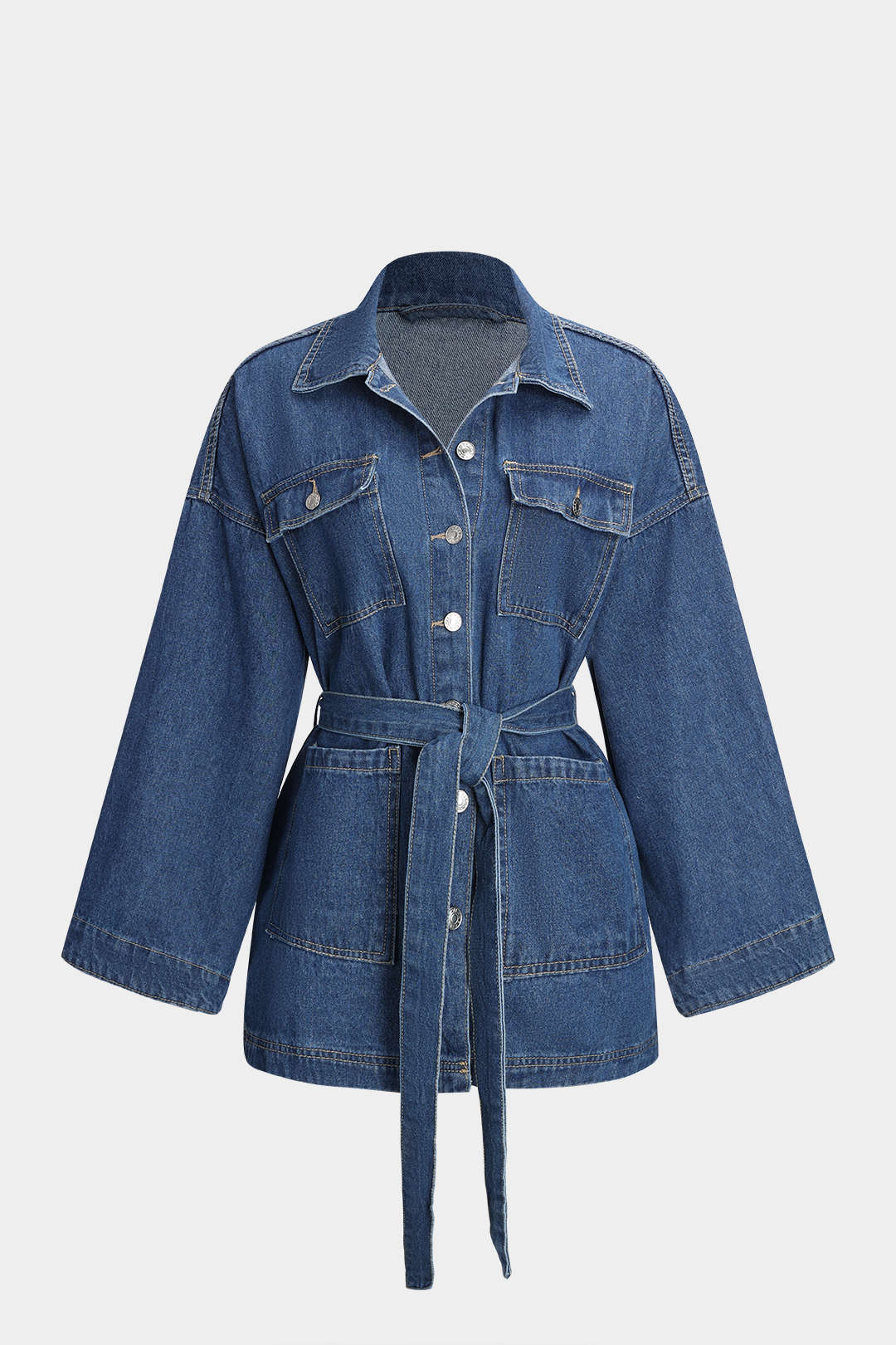 Taillierte Denim-Jacke Damen Modern Slim Fit - BerlinGlamour