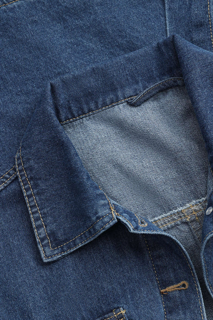 Taillierte Denim-Jacke Damen Modern Slim Fit