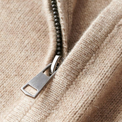 Viertel-Reißverschluss-Pullover | Lässig | Warm | Strickpullover | Herren Halb-Reißverschluss-Pullover-Chaps Herrenmode