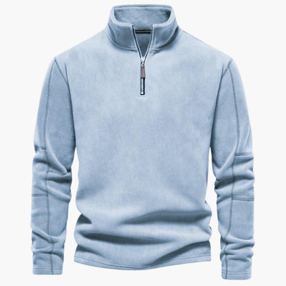 Viertelreißverschluss Fleecepullover für Herren 4