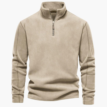 Viertelreißverschluss Fleecepullover für Herren 5