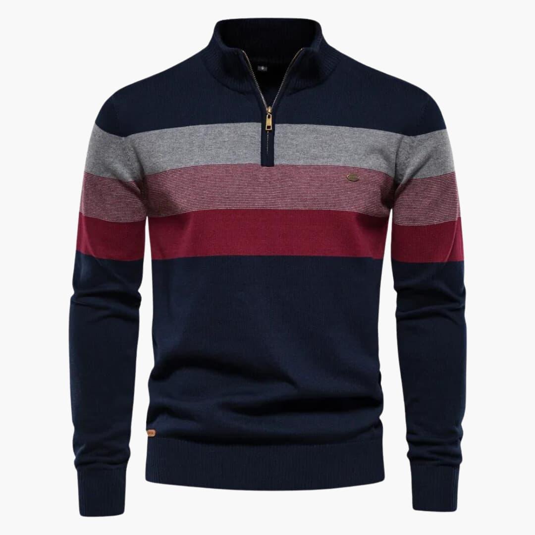 Viertelreißverschluss Pullover für Herren 0