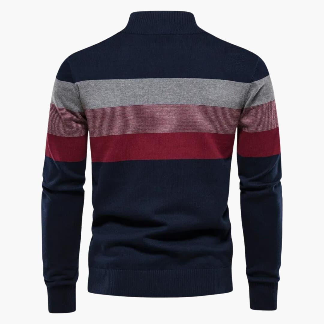 Viertelreißverschluss Pullover für Herren 1