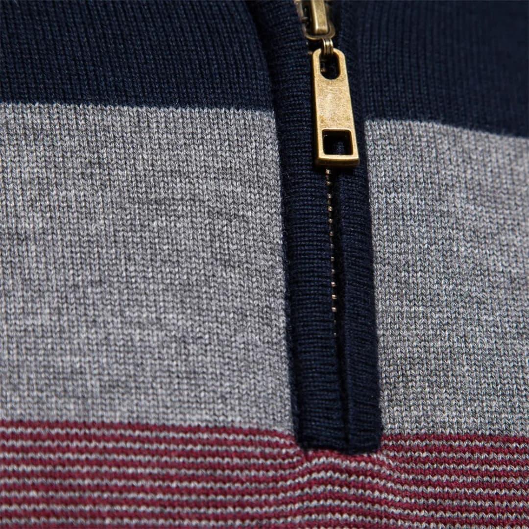 Viertelreißverschluss Pullover für Herren 2