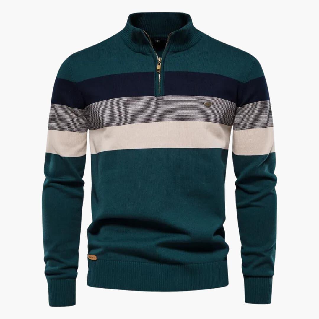 Viertelreißverschluss Pullover für Herren 3