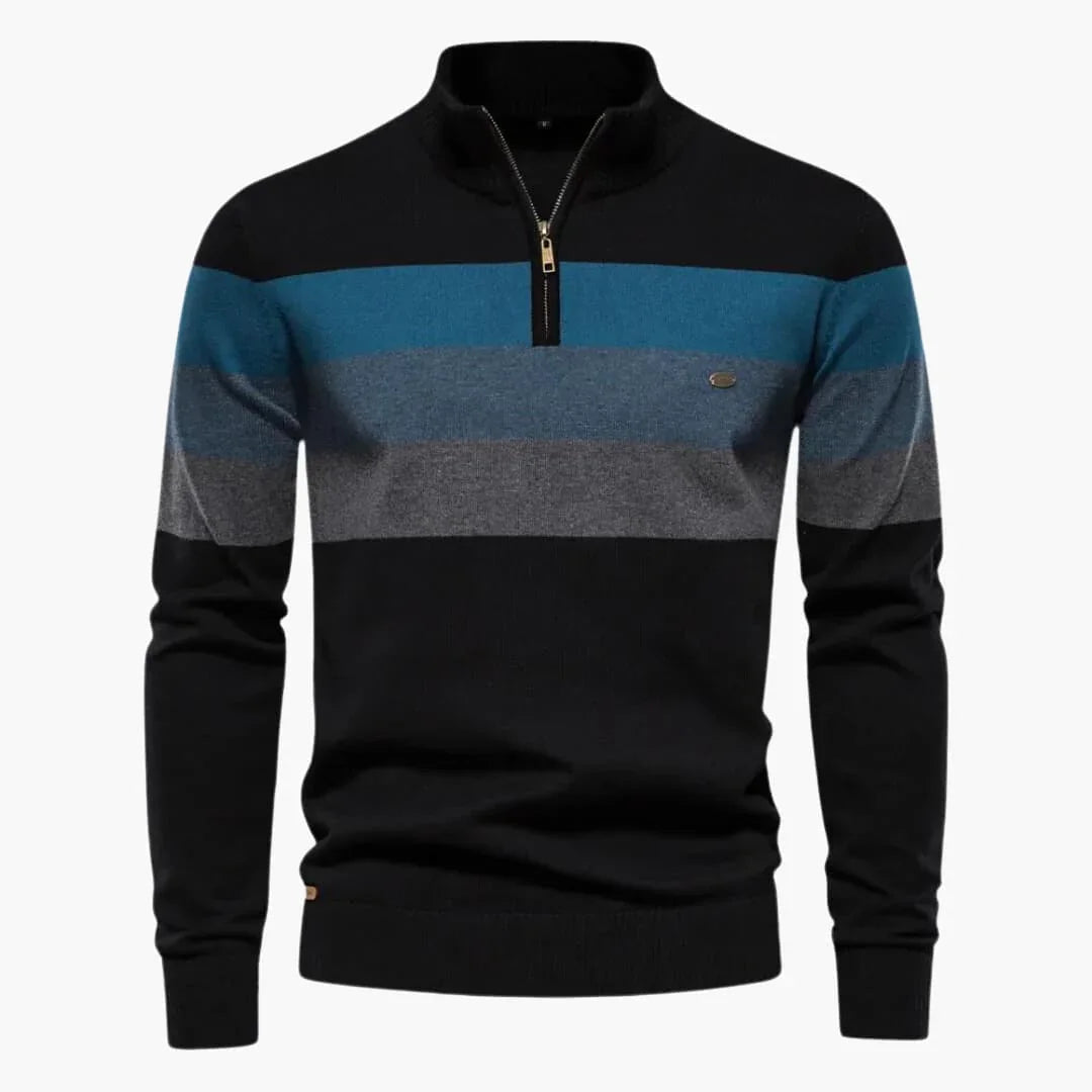 Viertelreißverschluss Pullover für Herren 4