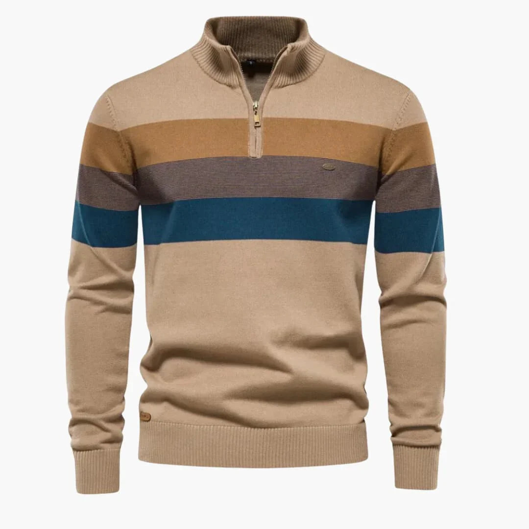 Viertelreißverschluss Pullover für Herren 5