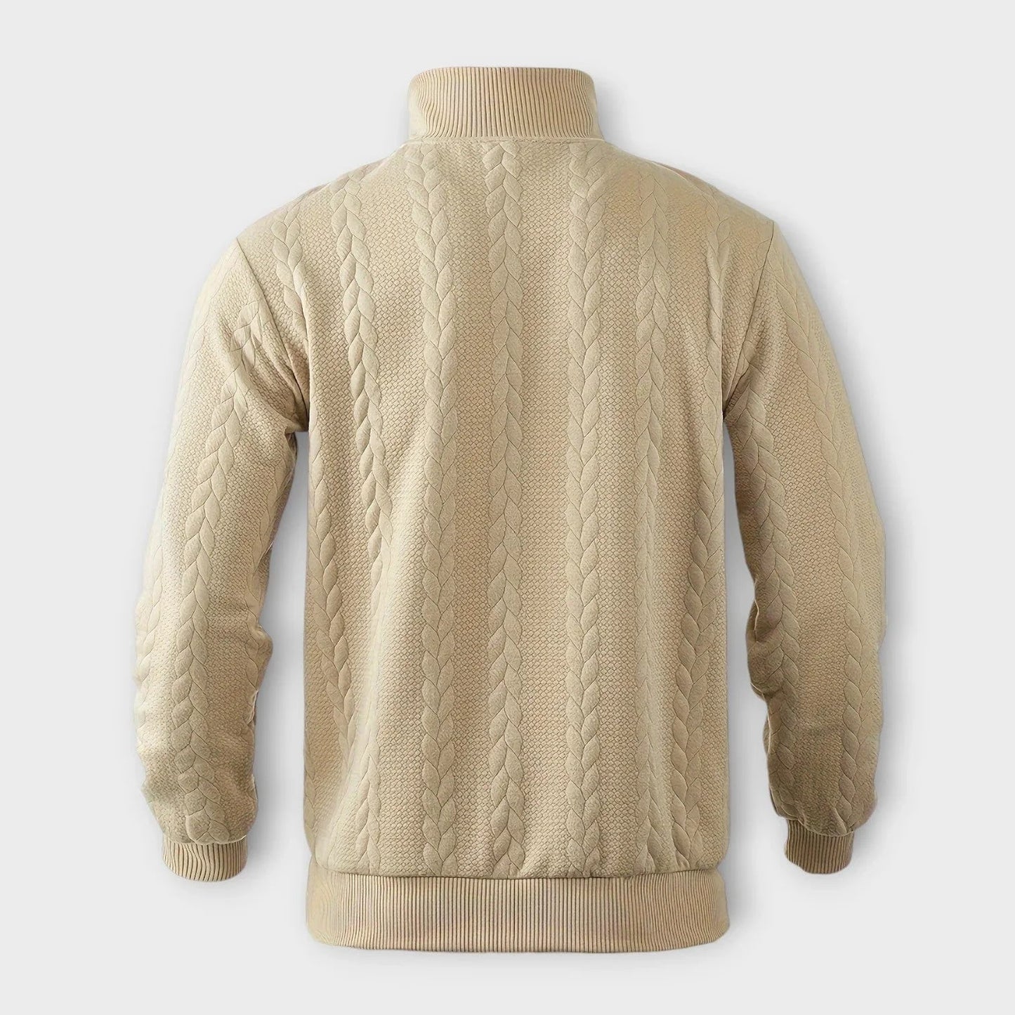 Vintage Halb-Zip Pullover für Herren 3