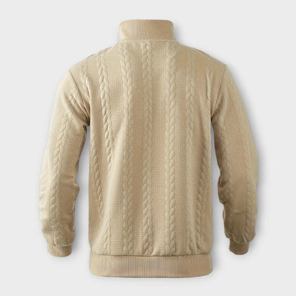 Vintage Halb-Zip Pullover für Herren 3