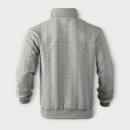 Vintage Halb-Zip Pullover für Herren 5