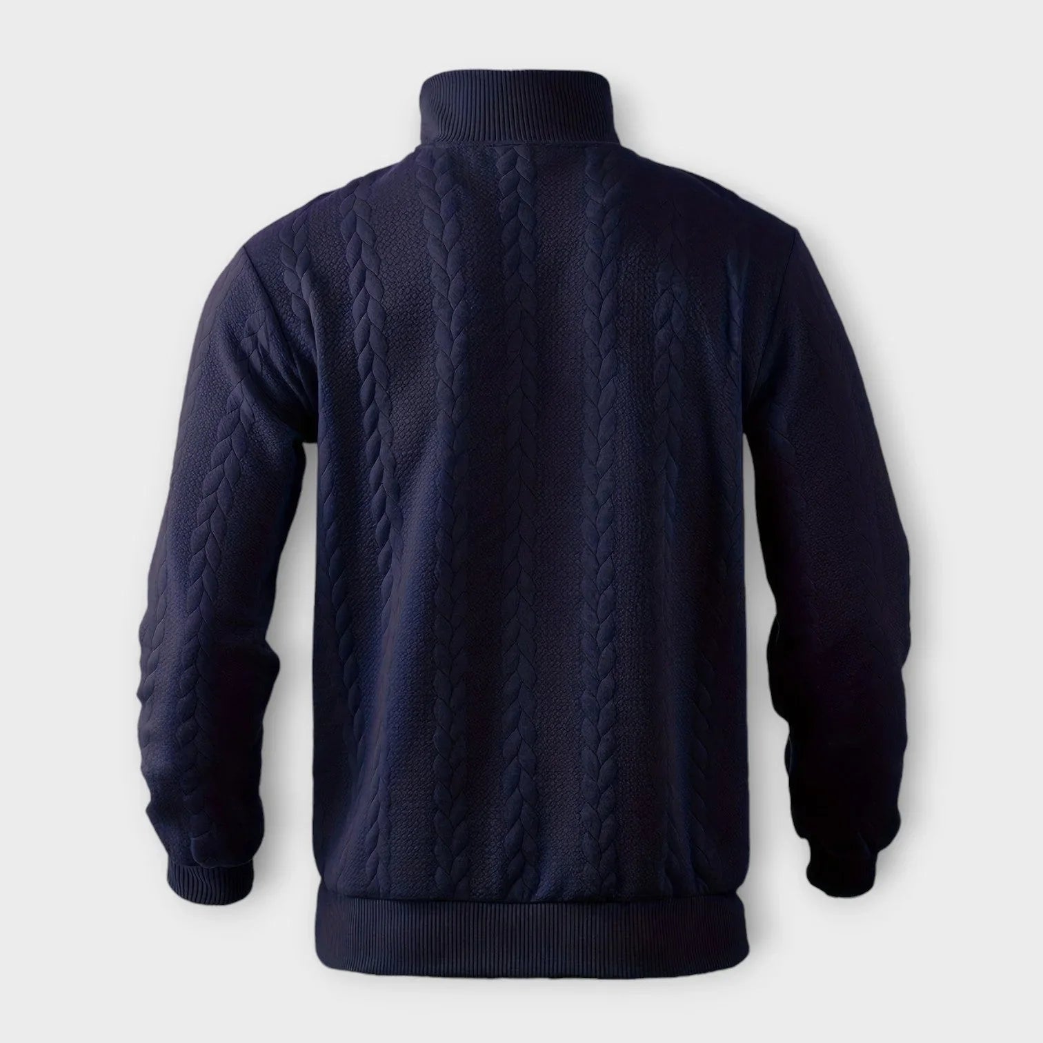 Vintage Halb-Zip Pullover für Herren 7