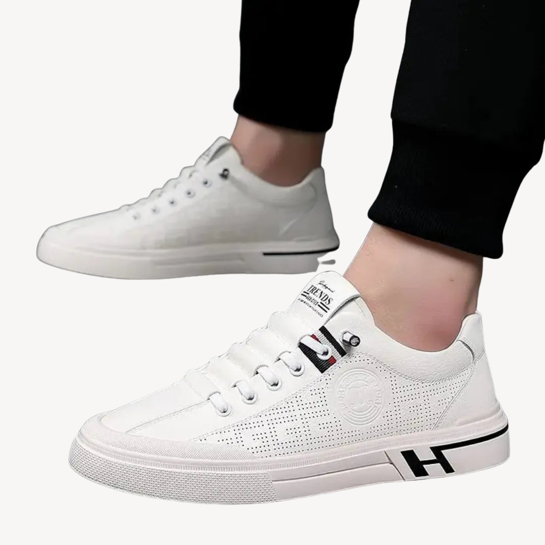 VogeLuxe | Atmungsaktive Slip-On-Sneakers aus Leder für Herren 2