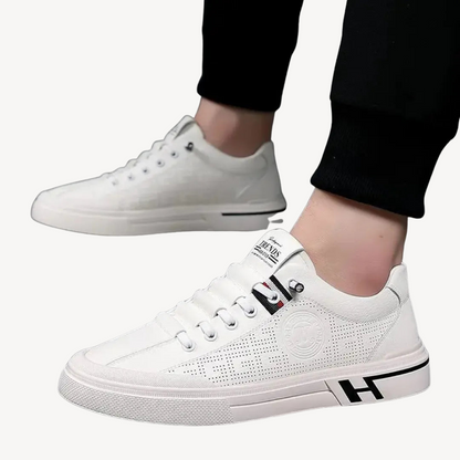 VogeLuxe | Atmungsaktive Slip-On-Sneakers aus Leder für Herren 2