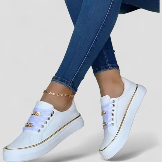 VogeLuxe | Chunky Chain Plateau-Sneakers für Damen 0