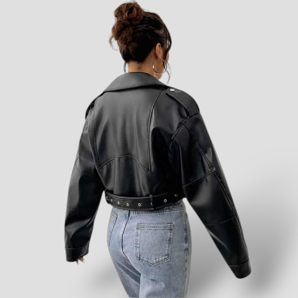 VogeLuxe | Damen-Motorradjacke aus Kunstleder 1