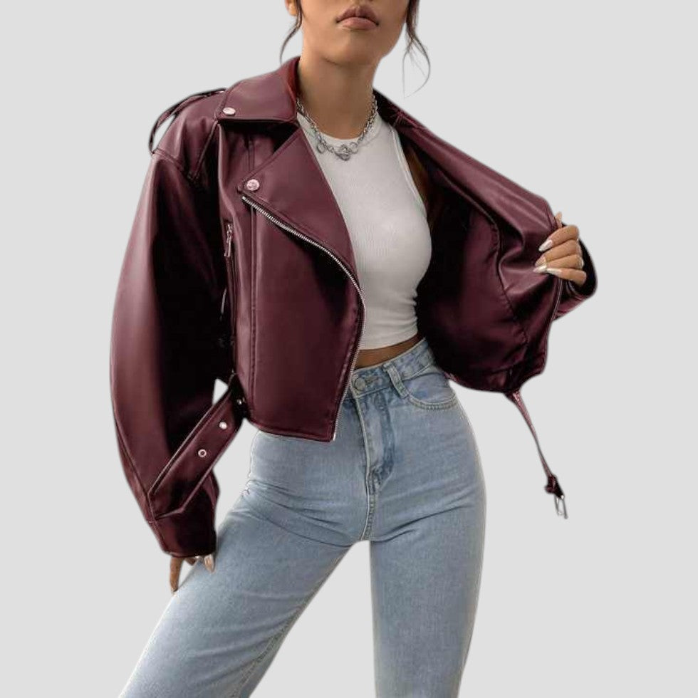 VogeLuxe | Damen-Motorradjacke aus Kunstleder 2
