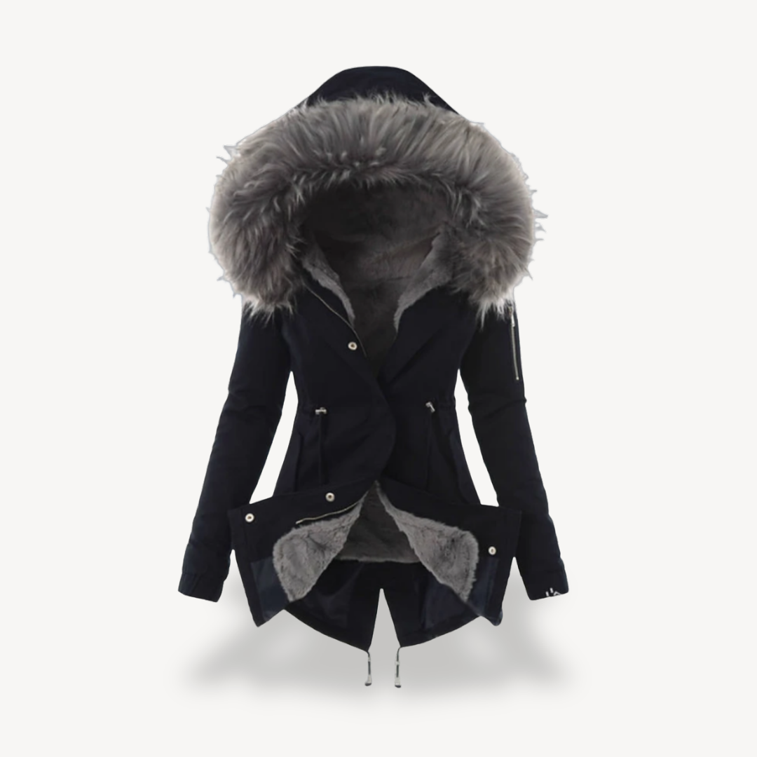 VogeLuxe | Damen-Parka mit Sherpa-Futter und Kapuze 2