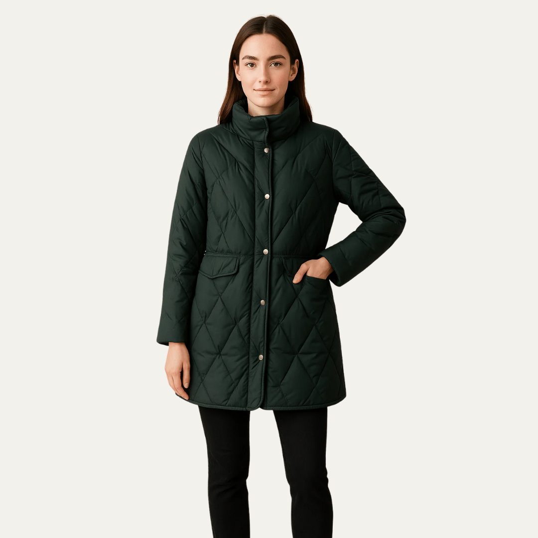 VogeLuxe | Damen-Steppjacke in mittlerer Länge 3