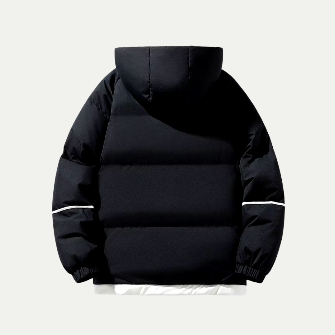 VogeLuxe | Damen-Steppjacke mit Kapuze und Kontrastfutter 4