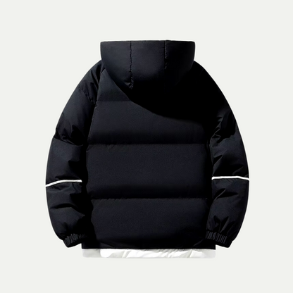 VogeLuxe | Damen-Steppjacke mit Kapuze und Kontrastfutter 4
