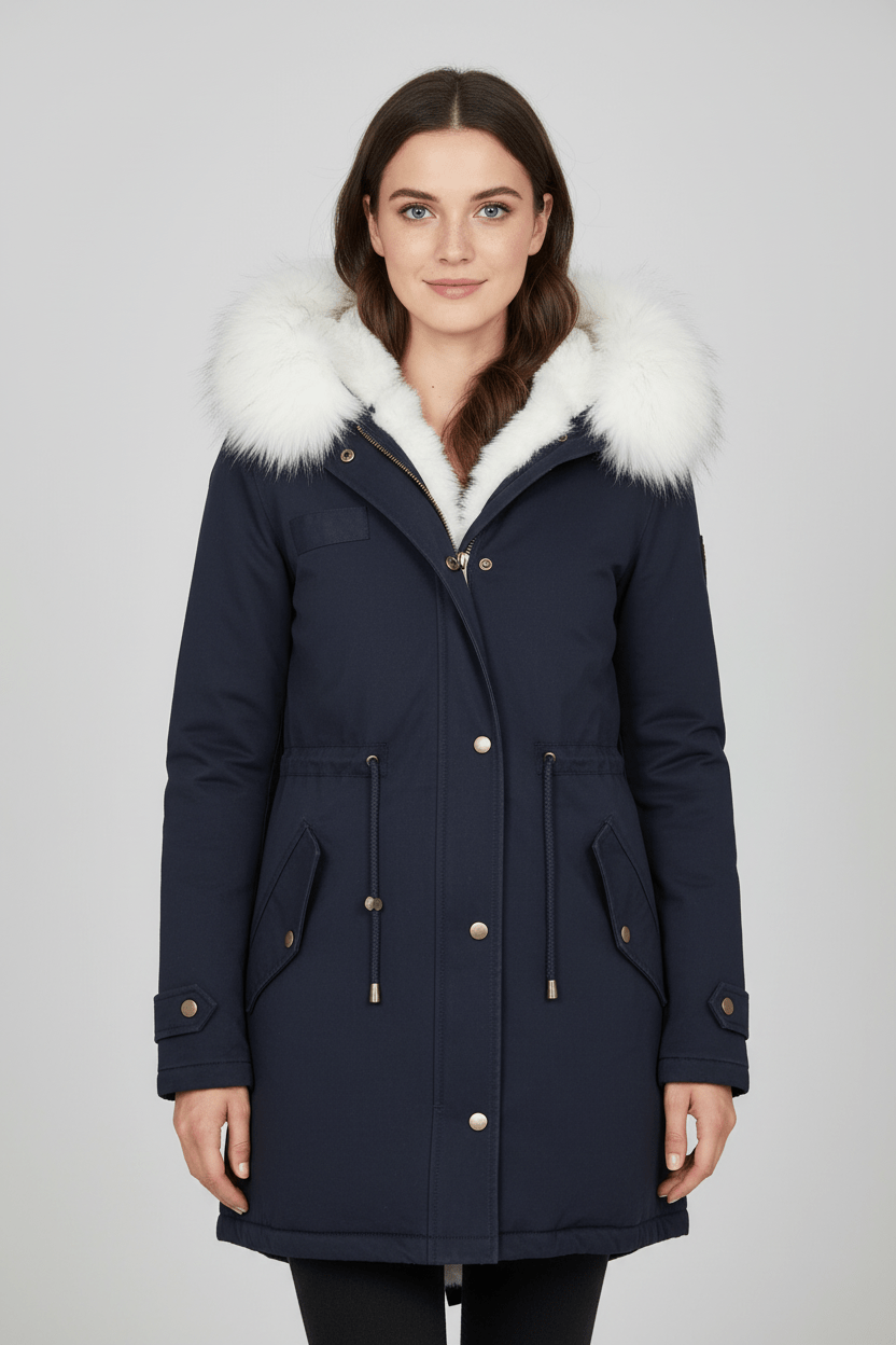 VogeLuxe | Damen-Winterparka mit Kapuze und Fellfutter 1