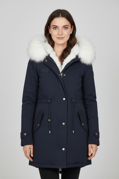 VogeLuxe | Damen-Winterparka mit Kapuze und Fellfutter 1