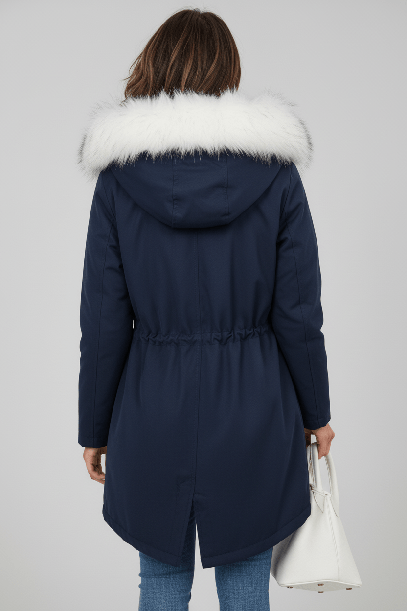 VogeLuxe | Damen-Winterparka mit Kapuze und Fellfutter 2