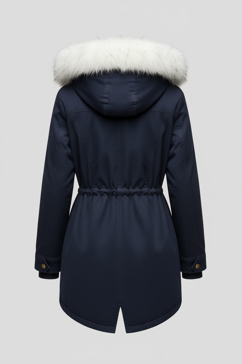VogeLuxe | Damen-Winterparka mit Kapuze und Fellfutter 3