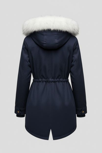 VogeLuxe | Damen-Winterparka mit Kapuze und Fellfutter 3