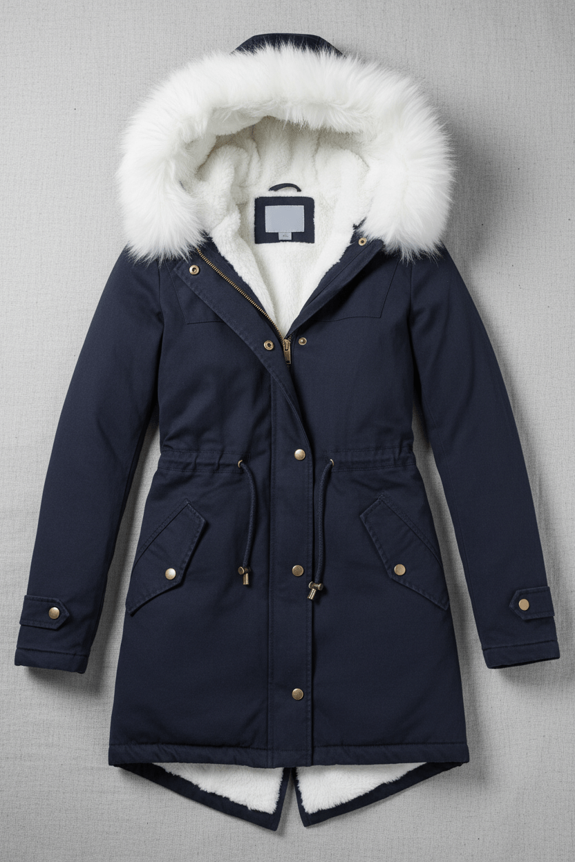 VogeLuxe | Damen-Winterparka mit Kapuze und Fellfutter 6