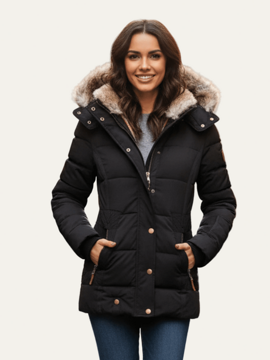VogeLuxe | Damen-Winterparka mit Taillengürtel 0