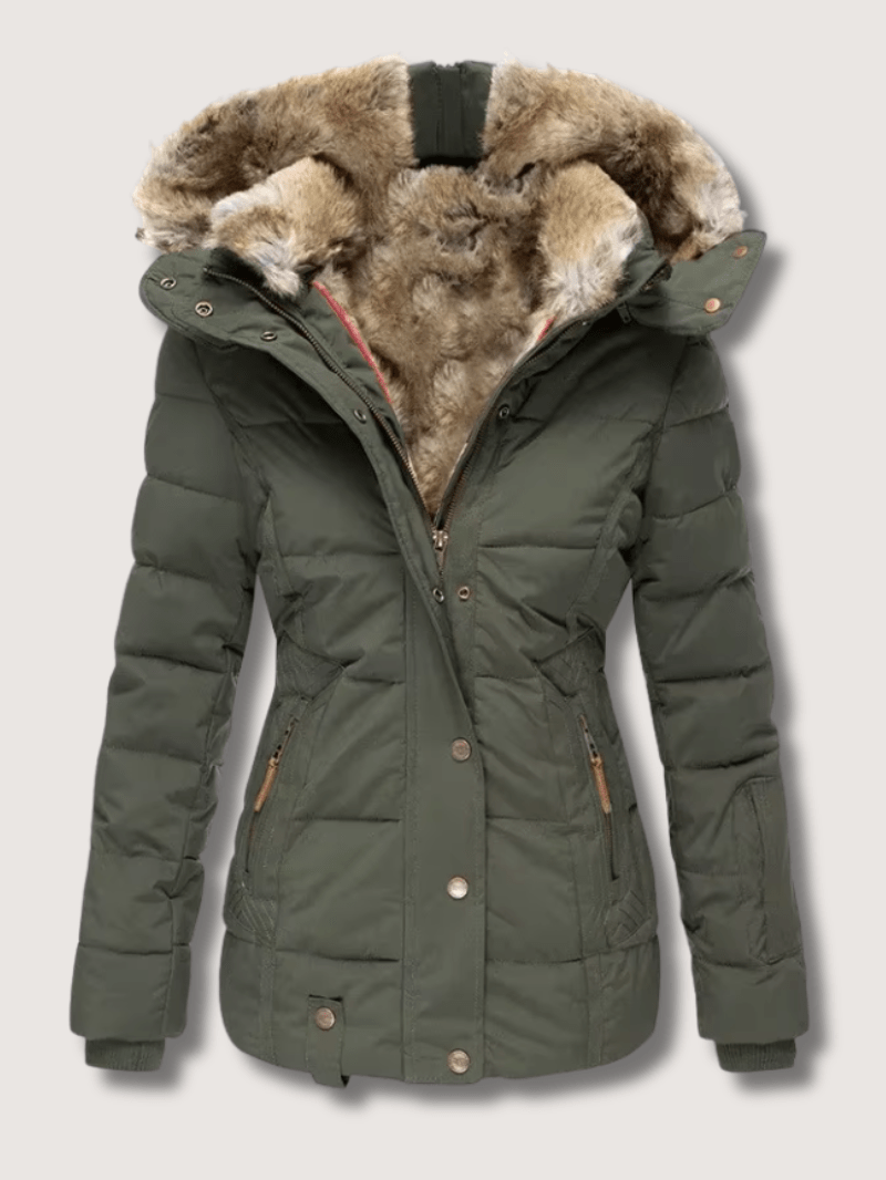VogeLuxe | Damen-Winterparka mit Taillengürtel 2
